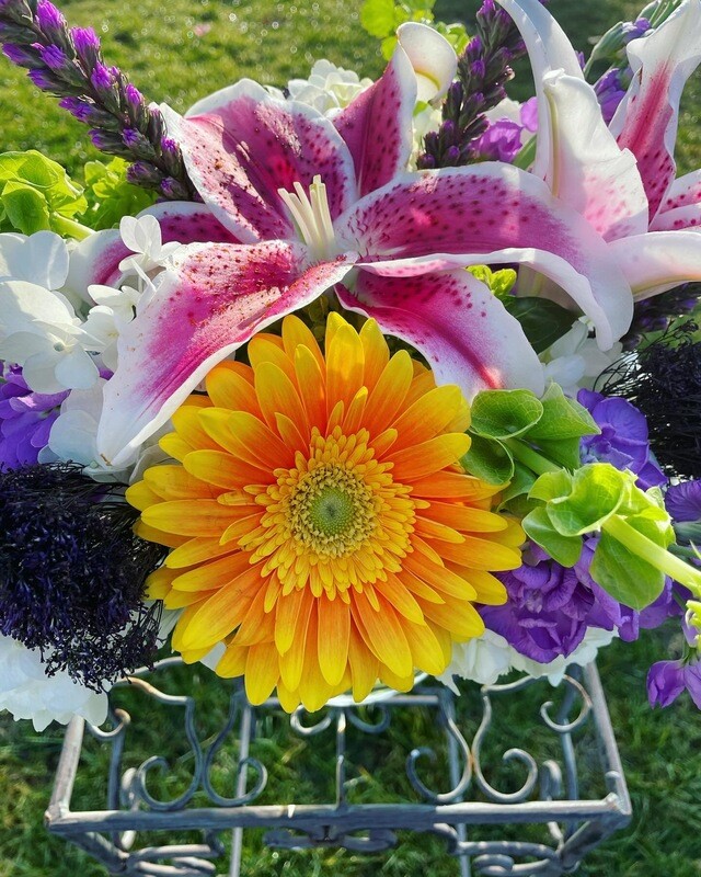 Color Over Hydrangea by Twigs Floral Design