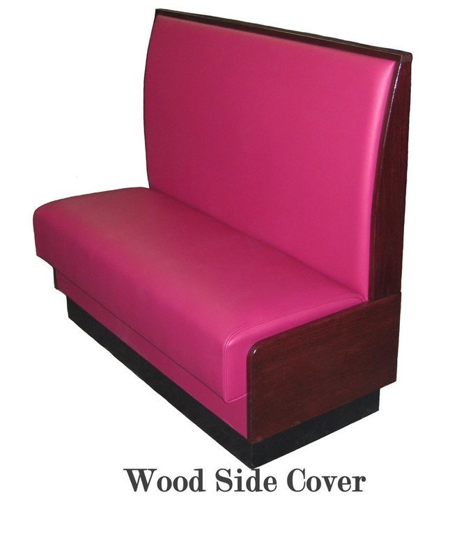 Booths with Wood Side Covers