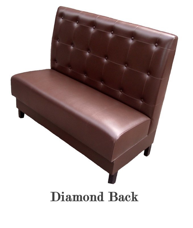 Booths with Diamond Back