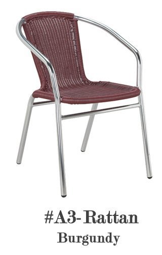 #A3-Rattan  Burgundy