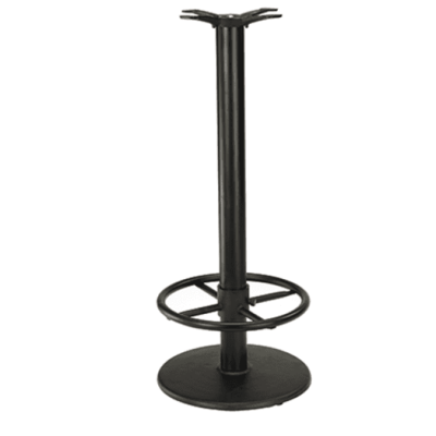 Base- Black Around Base with Foot Rest Bar High