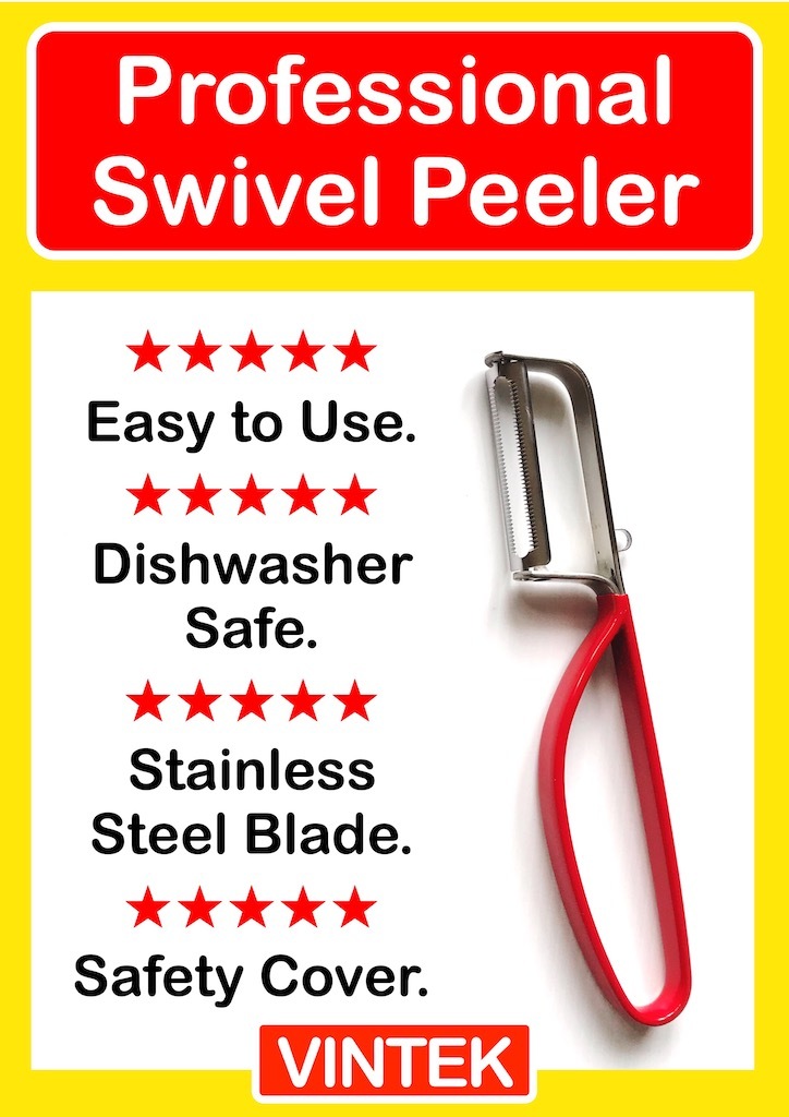 VINTEK Professional Swivel Peeler