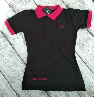Polo of London - Hot Pink & Black Shirt Polo of London - Hot Pink & Black Shirt