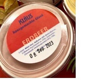 Erdbeer- Glace