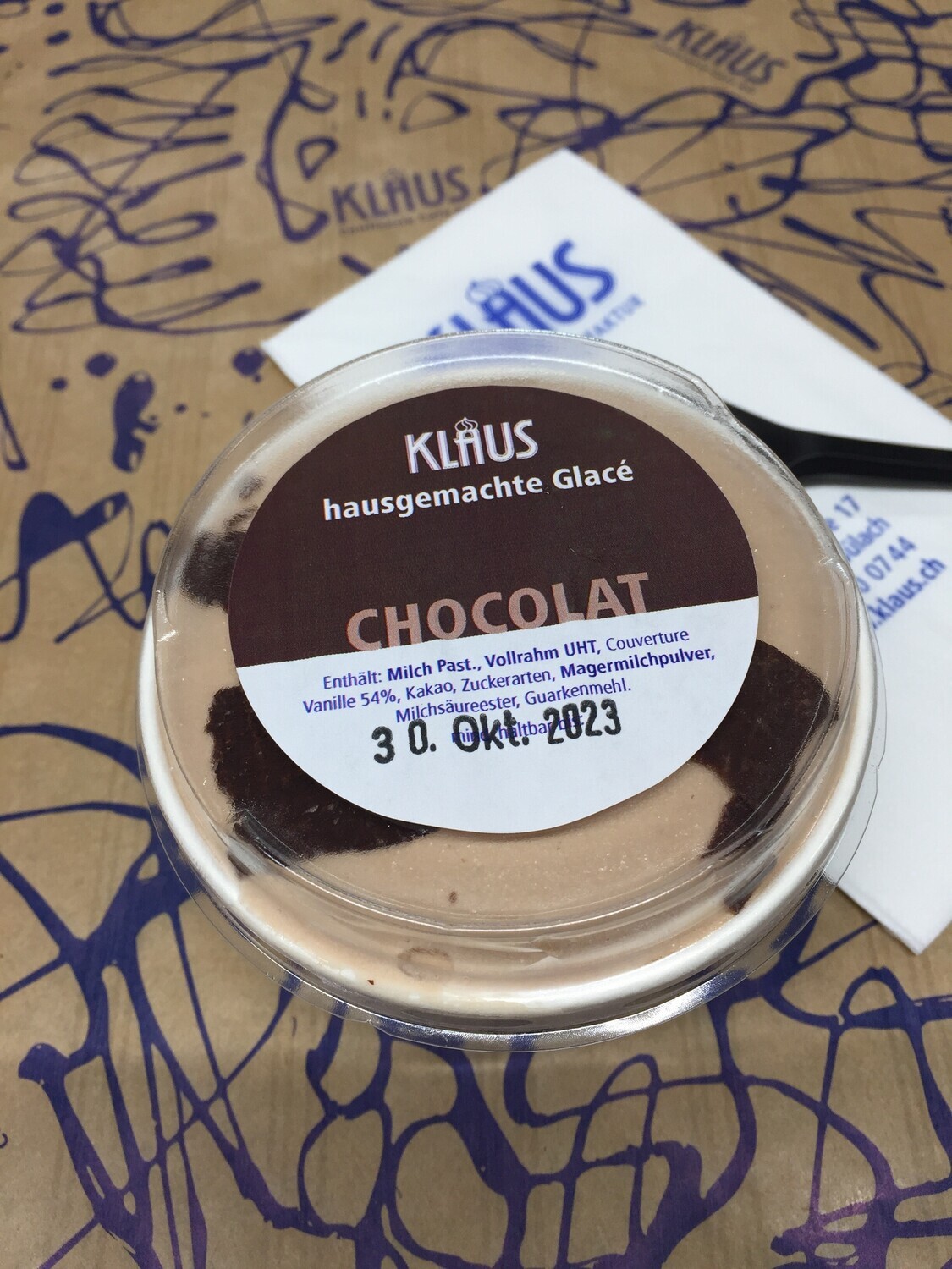 Schokoladen- Glace