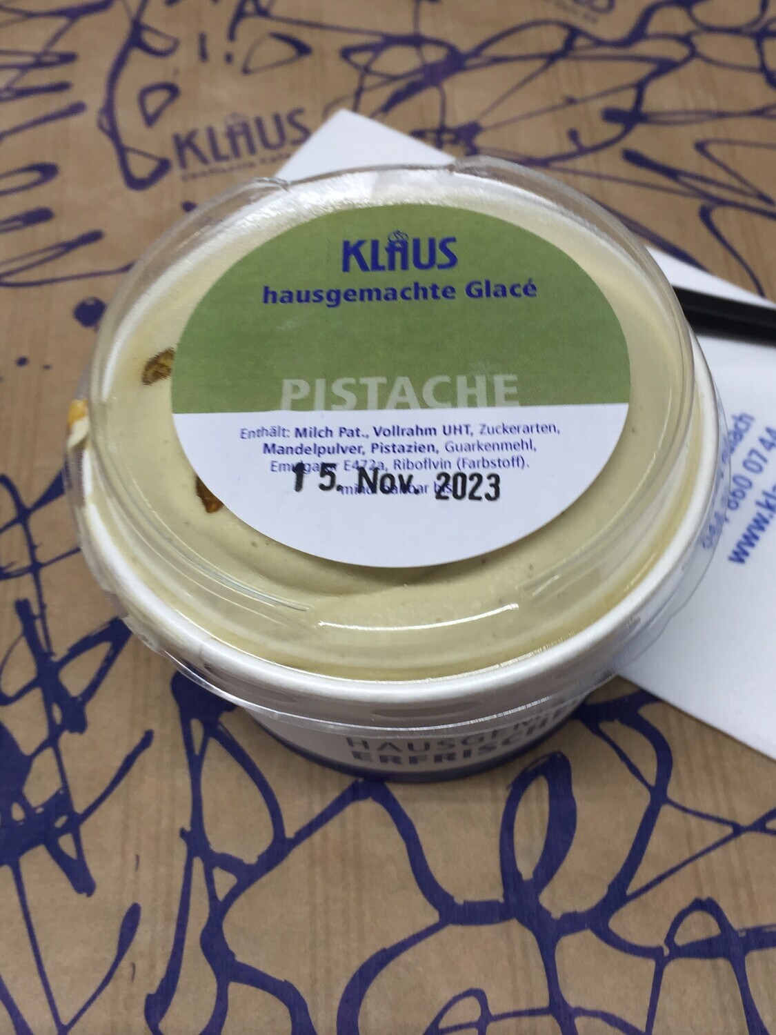Pistache- Glace