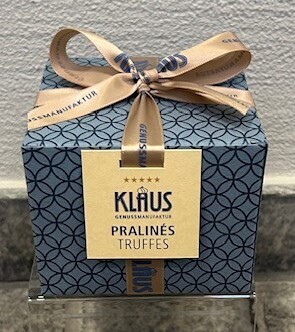 Klaus Pralinés Geschenk Würfel