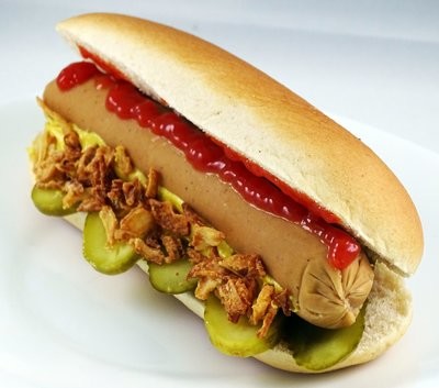 White Hot Dog, vegan, Größe S, (ca. 290g)