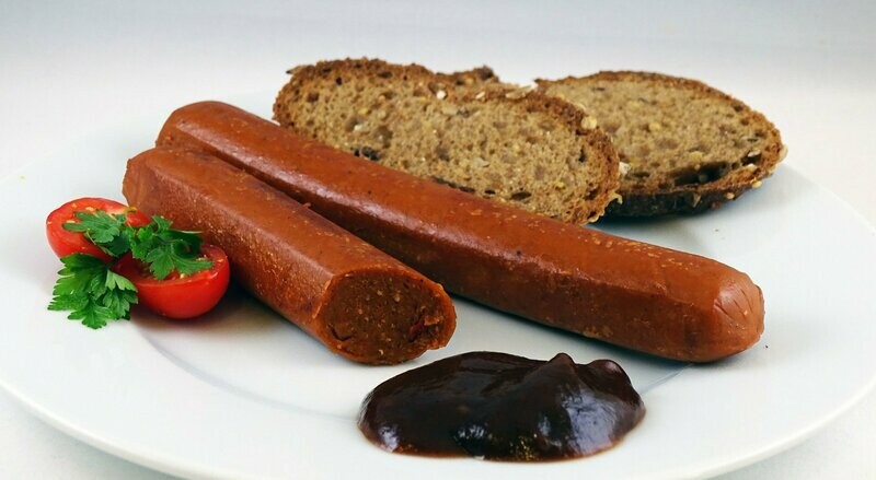 BBQ Würstchen, vegan, Größe L (ca. 3.000g)