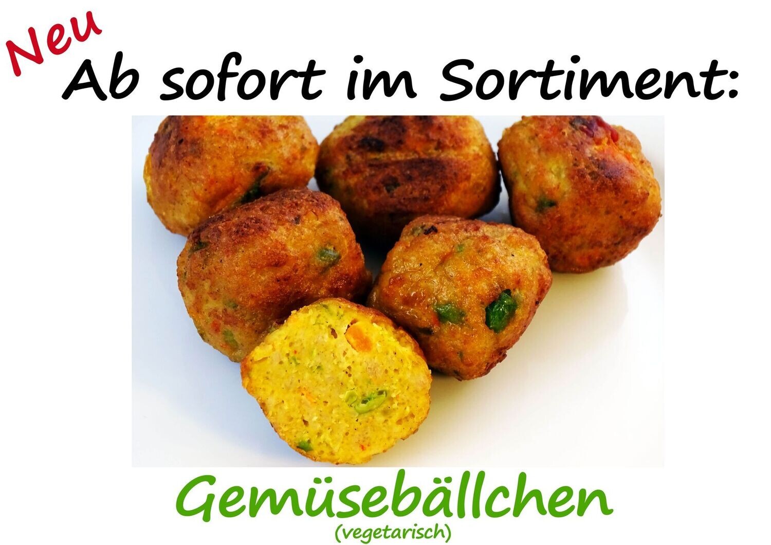 Gemüsebällchen, Größe S (ca. 400g)