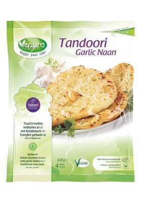 Tandoori Garlic Naan (vegan)