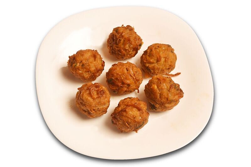 Onion Pakora (ca. 400g), vegan, Größe S