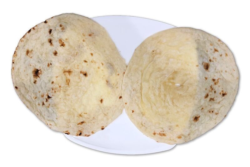 Tandoori Naan Wraps, (ca. 1000g), vegan, Größe M