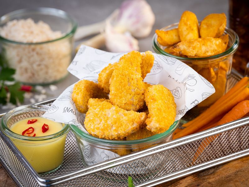 Crispy Nuggets Chicken Style vegetarisch, Größe L (ca. 2500g)
