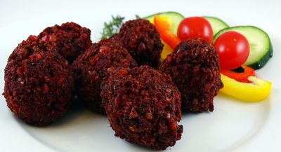 Rote Beete Falafel (vegan)