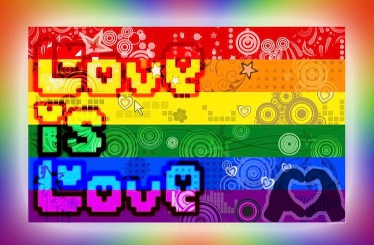 Retro psychedelic pop-art PRIDE FLAG  TAPESTRY BIG