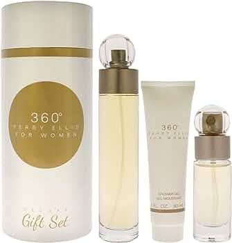 SET PERRY ELLIS 360 COLLECTION WOMEN (3 PC ) 3.4 OZ EDT SP / 3.0 OZ GEL / MINI - Mujer Perfume Original SET PERRY ELLIS 360 COLLECTION WOMEN (3 PC ) 3.4 OZ EDT SP / 3.0 OZ GEL / MINI - Mujer Perfume Original