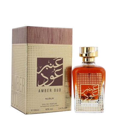NUSUK AMBER OUD MEN 3.4 OZ EDP SP - Hombre Perfume Original NUSUK AMBER OUD MEN 3.4 OZ EDP SP - Hombre Perfume Original