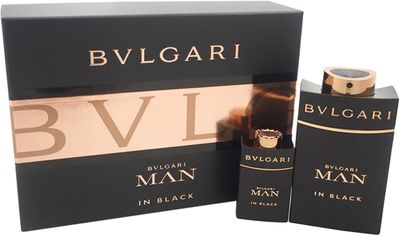 SET BVLGARI MAN IN BLACK ( 2 PC ) 3.4 OZ EDP SP / 0.50 OZ EDP SP - Perfume Original SET BVLGARI MAN IN BLACK ( 2 PC ) 3.4 OZ EDP SP / 0.50 OZ EDP SP - Perfume Original