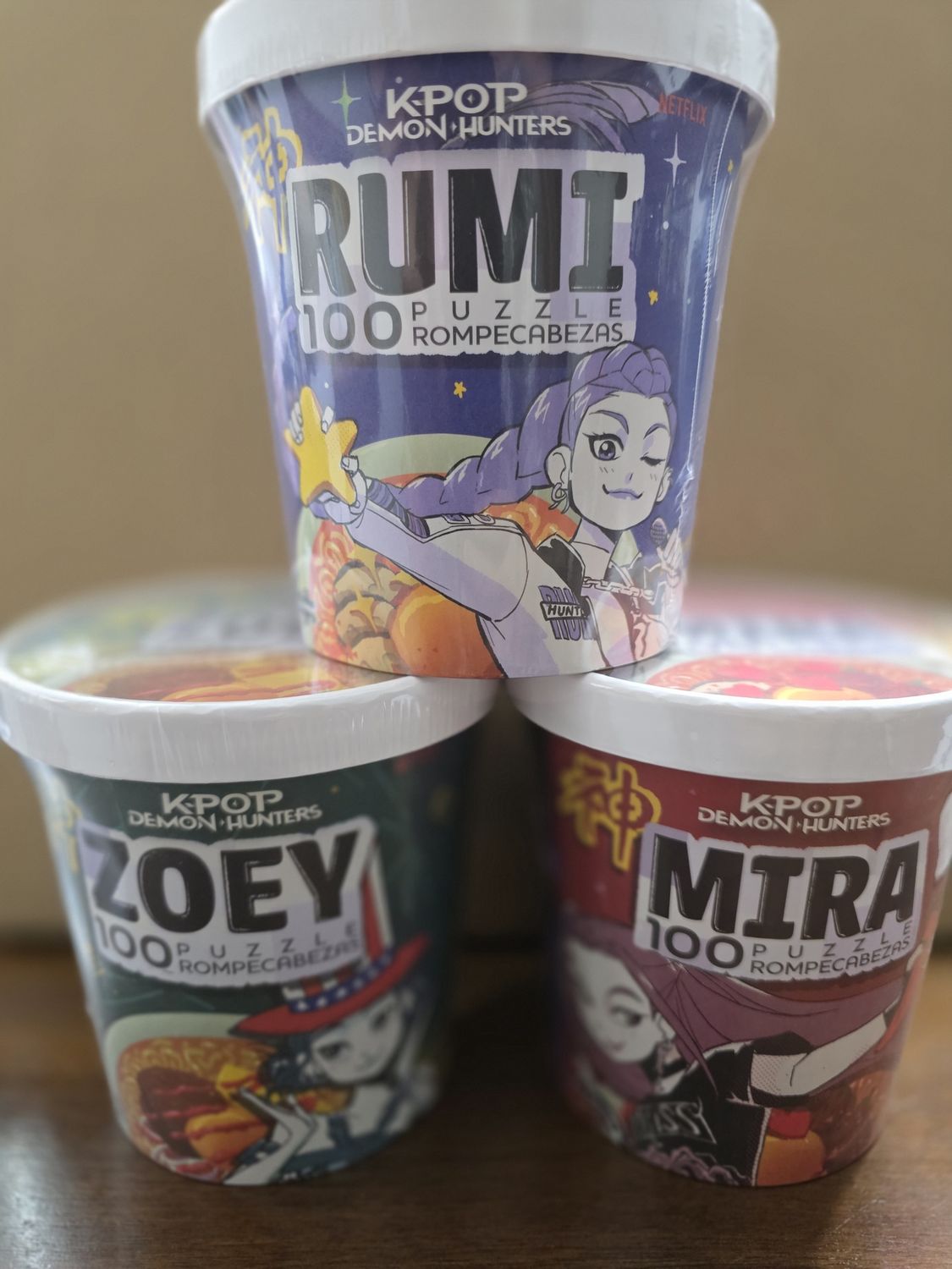 Kpop Demon Hunter Ramen Noodle Puzzle Rumi Mira Zoey