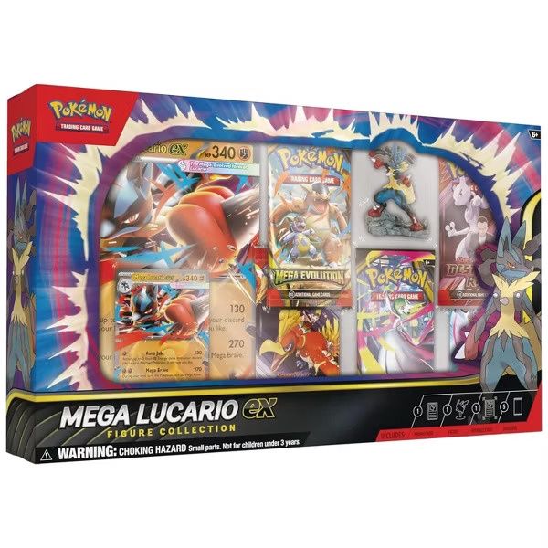 Mega Evolution Lucario Figure Collections