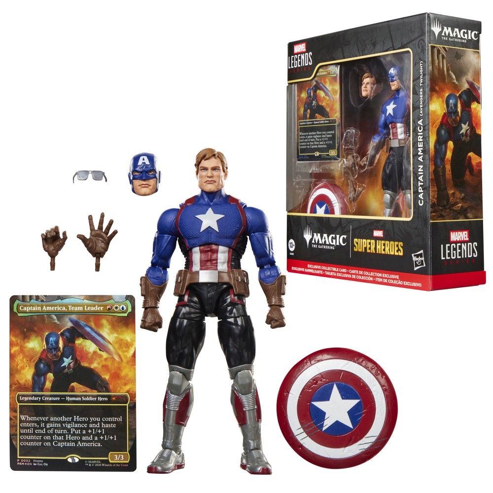 Marvel Legends Series Marvel Super Heroes Magic The Gathering Captain America (Avengers Twilight)