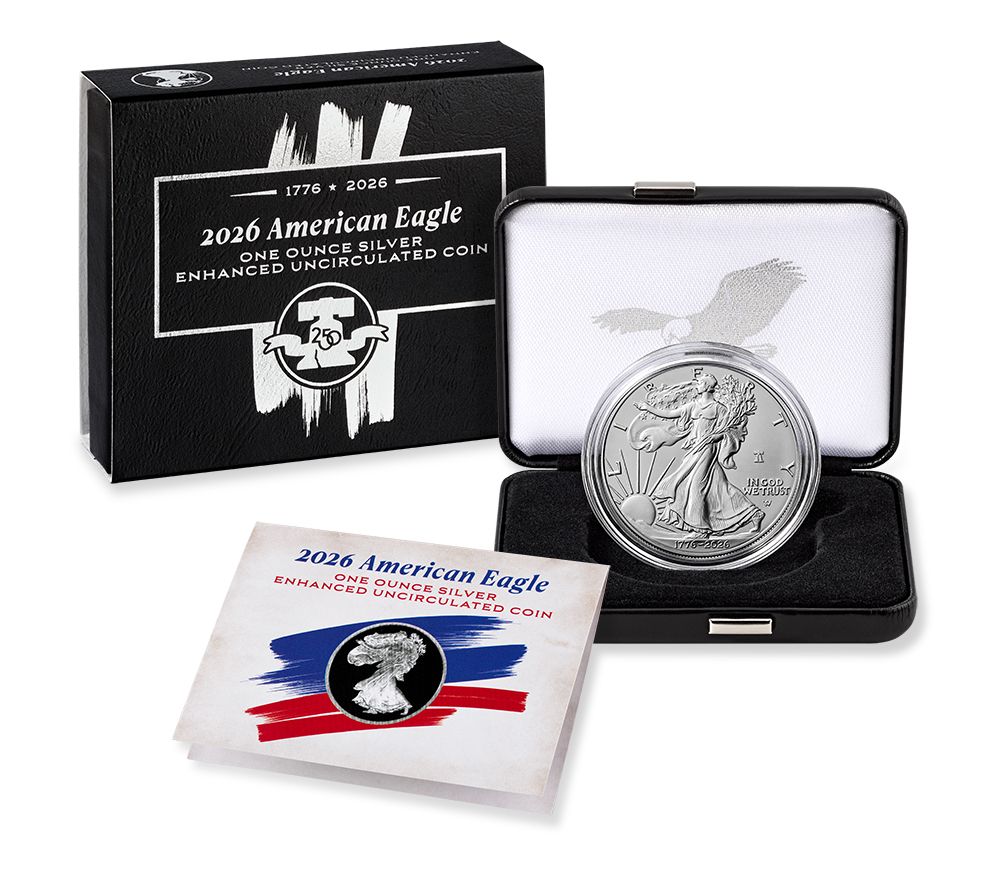 2026 American Eagle One Ounce Silver Enhanced Uncirculated Coin (W)