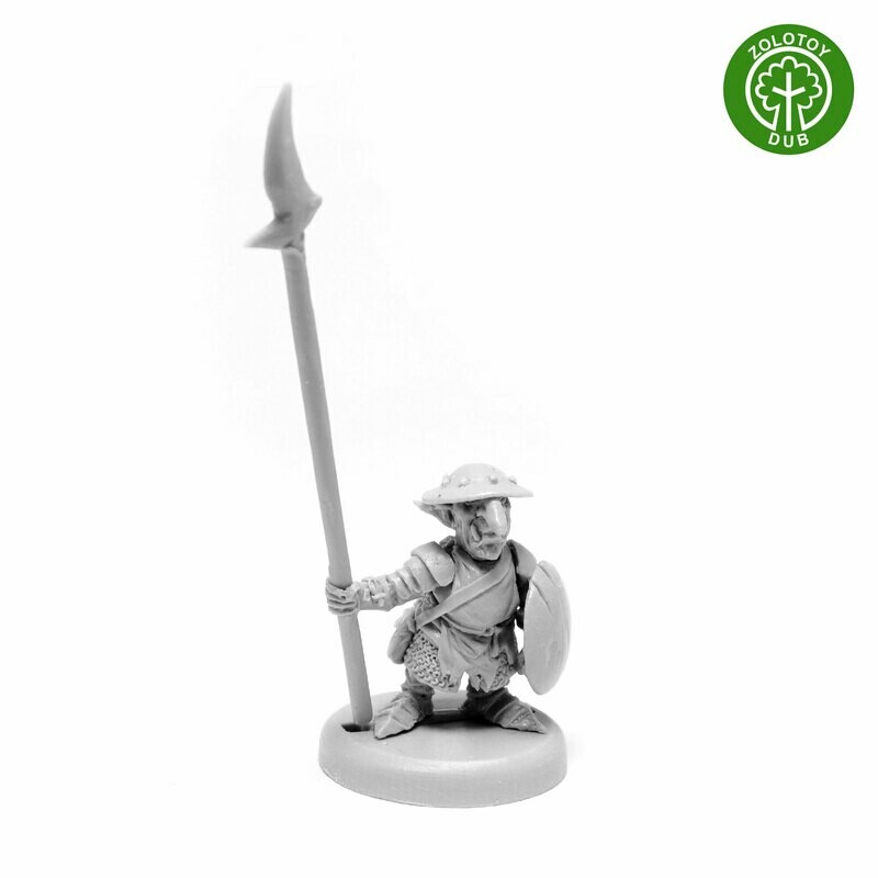 Goblin Pikeman - by Zolotoy Dub-