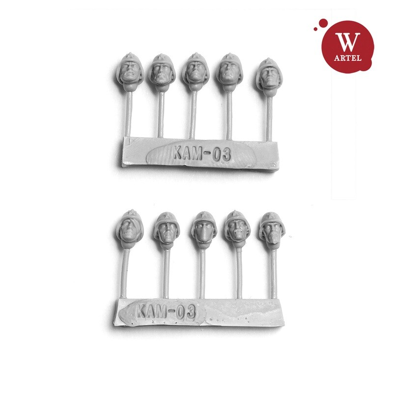 Einherjar`s Kamrades Heads Set #3