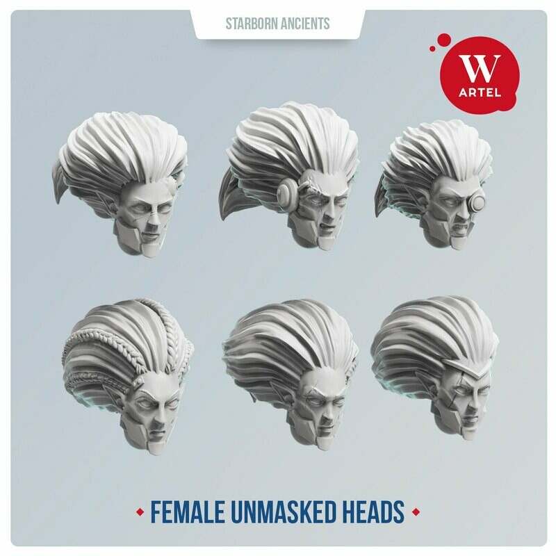 Starborn Ancients Female Unmasked Heads