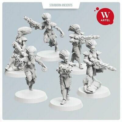 Starborn Ancients Female Unmasked Heads