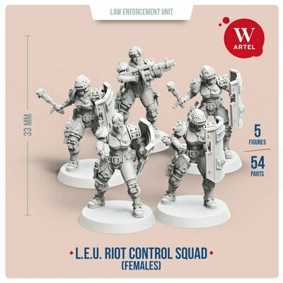 L.E.U. - Riot Control Squad (Female enforcers)