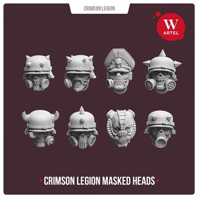 Crimson Legion Heads Set