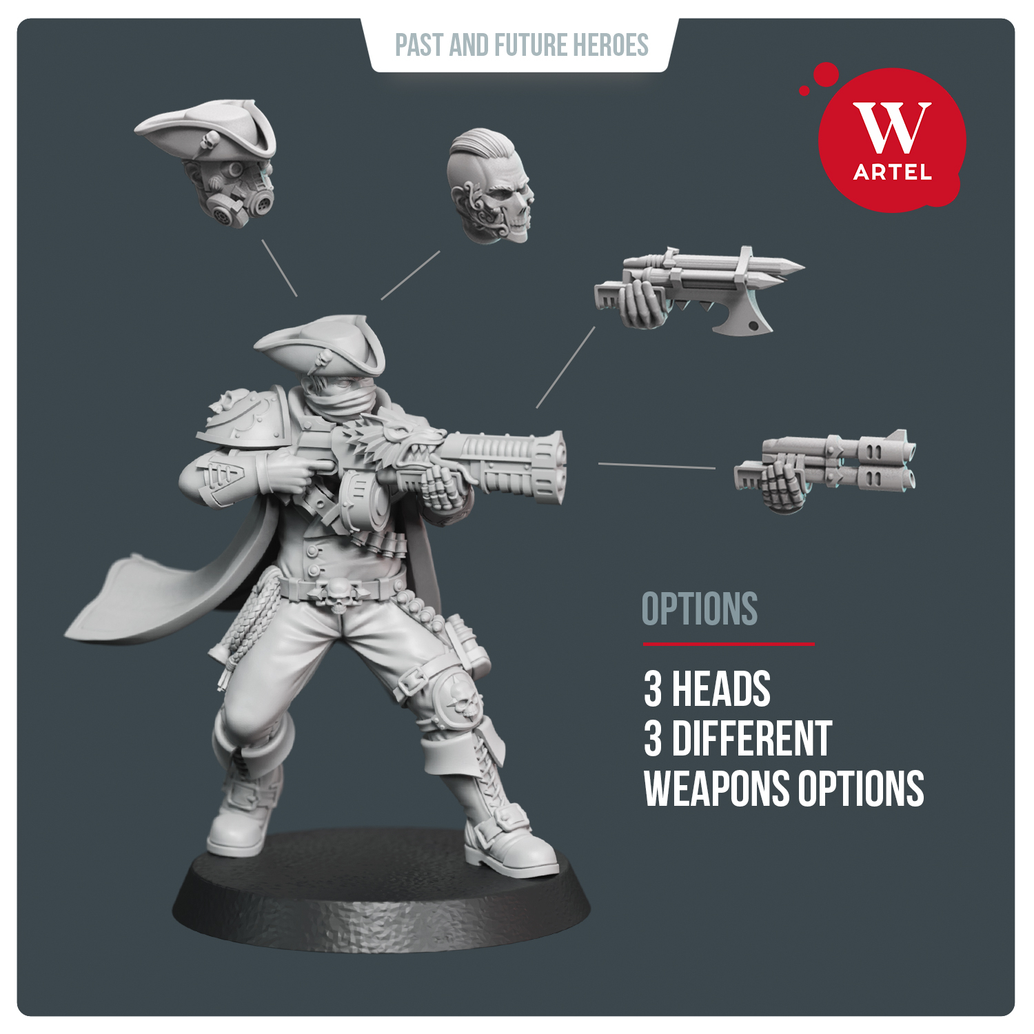 Action Heroes Heads ARTEL inquisiteur ARTEL "W" Miniatures Action Heroes Heads ARTEL inquisiteur ARTEL "W" Miniatures