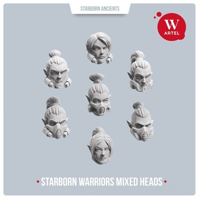 Starborn Warriors Mixed Heads