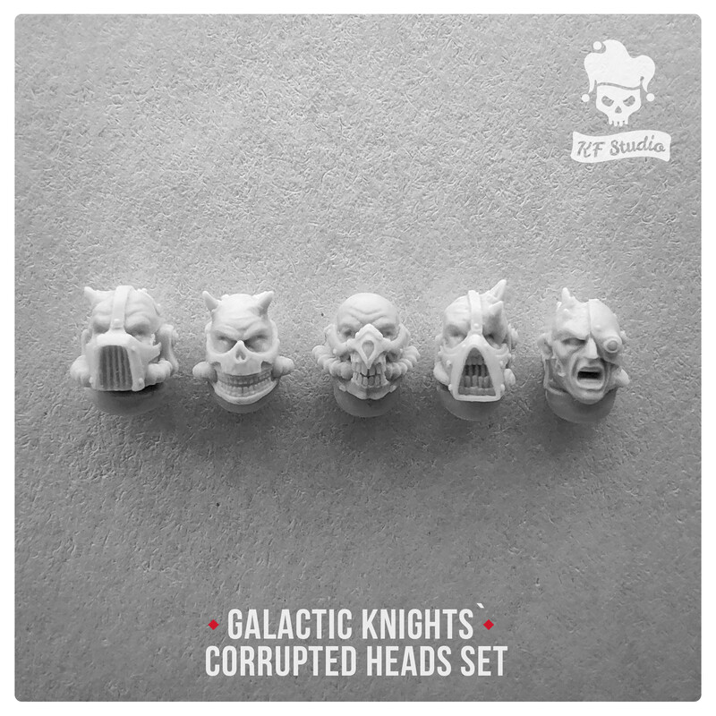 Galactic Knights �orrupted Heads by KFStudio