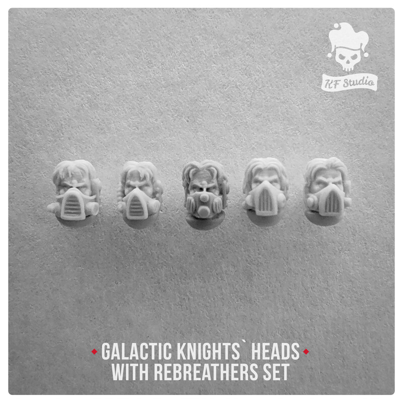 Galactic Knights Heads with rebreathers by KFStudio