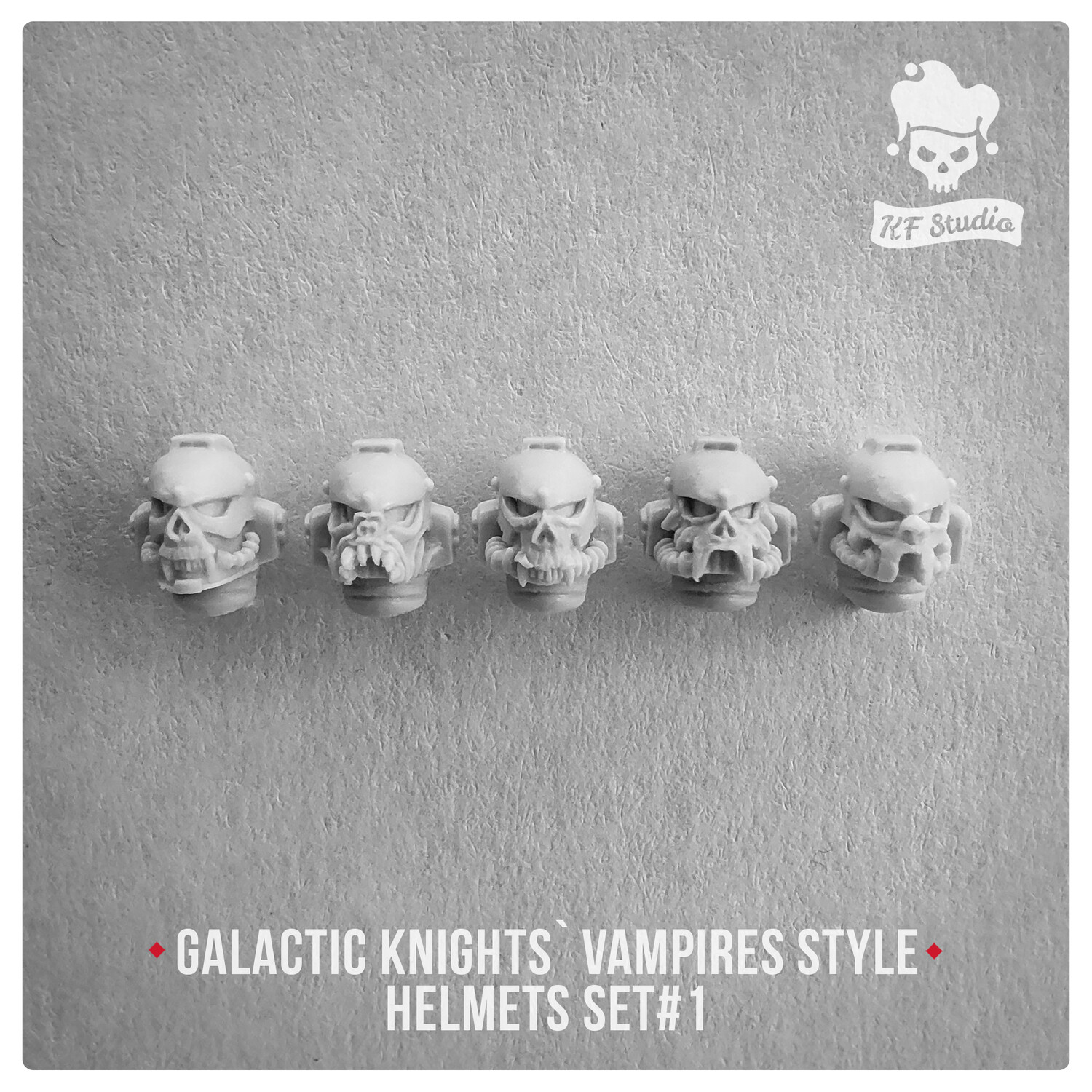 Galactic Knights Vampire Style Helmets Set#1 by KFStudio