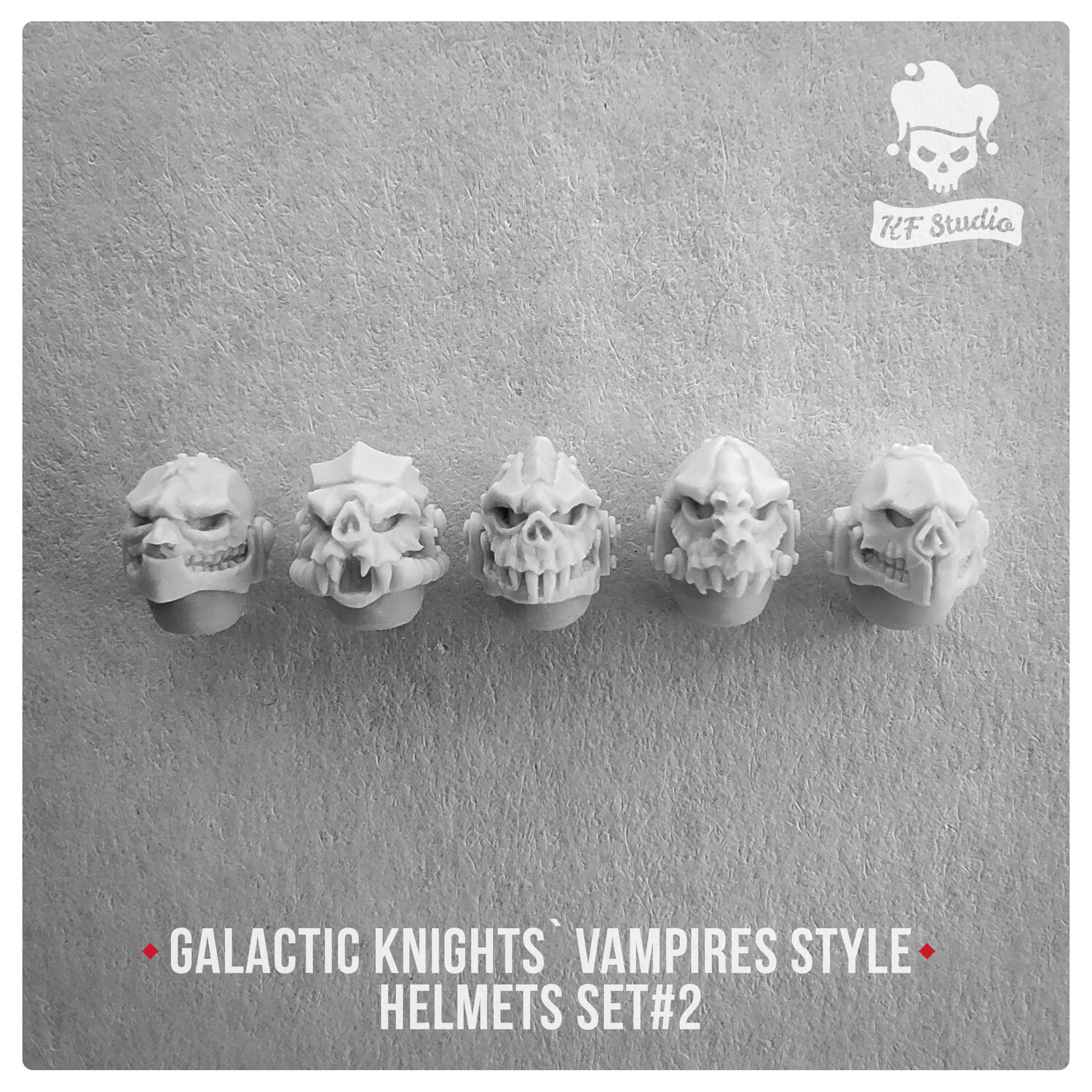Galactic Knights Vampire Style Helmets Set#2 by KFStudio