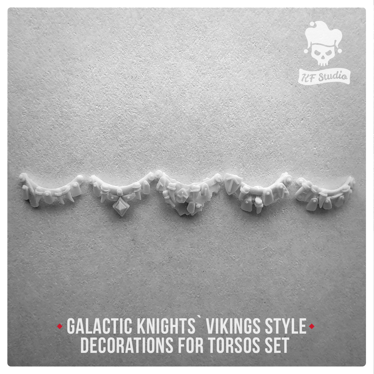 Galactic Knights Viking Style Decorations for torsos by KFStudio
