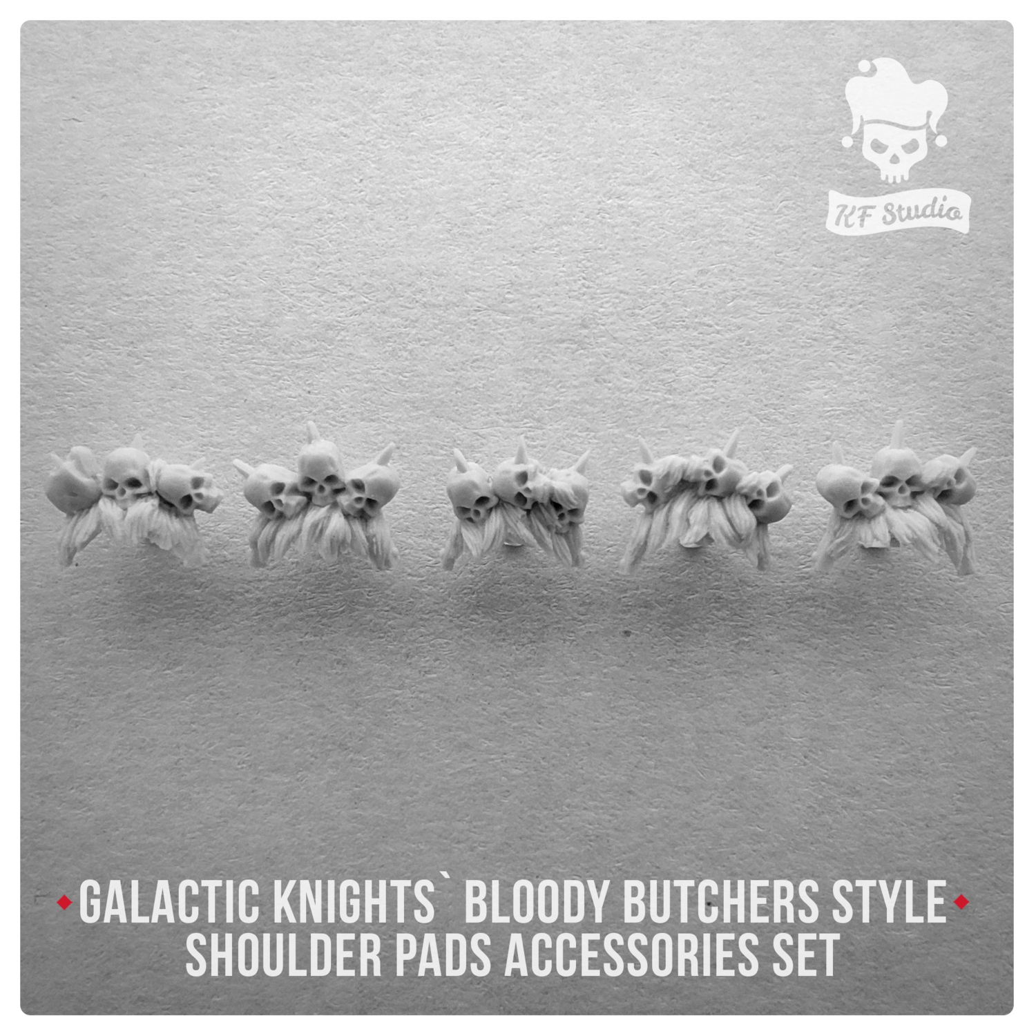 Galactic Knights Bloody Butcher Style Shoulder Pad accessories by KFStudio