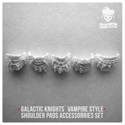Galactic Knights Vampire Style  Shoulder Pad accessorries by KFStudio
