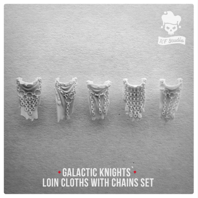 Galactic Knights Loin cloths with chains by KFStudio