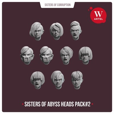 Sisters of Abyss Heads pack#2