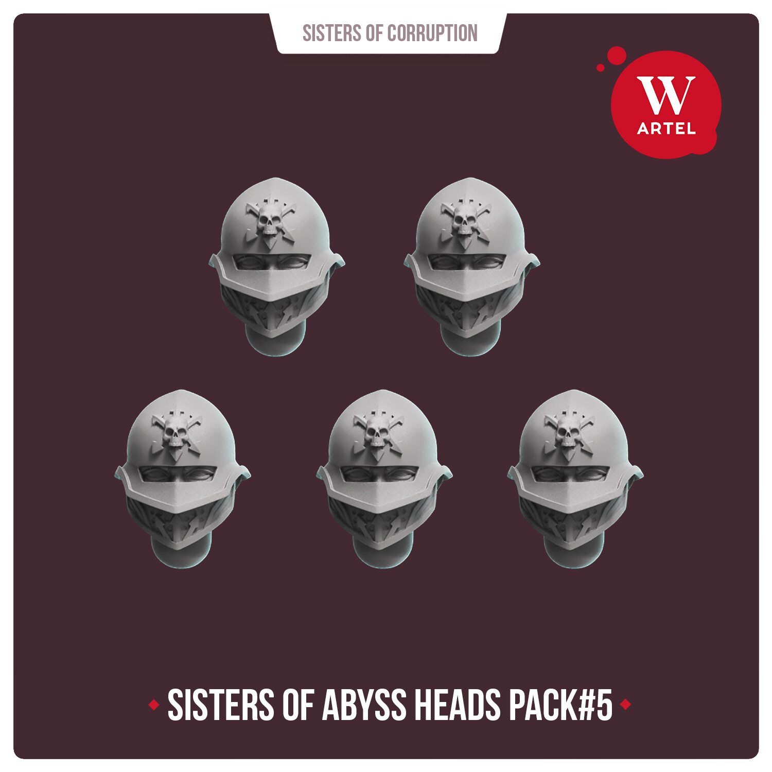 Sisters of Abyss Heads pack#5