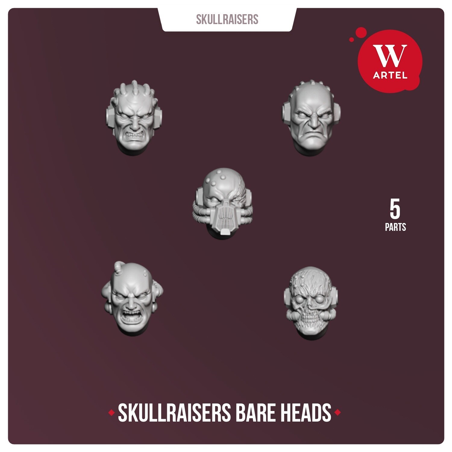 Skullraisers Bare Heads