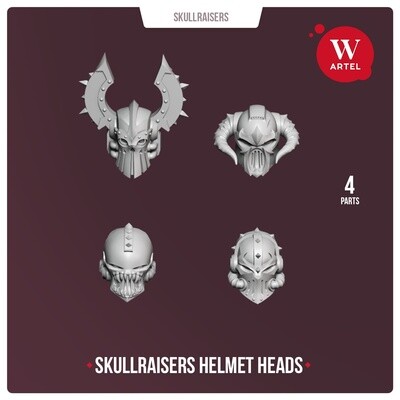 Skullraisers` Helmeted Heads