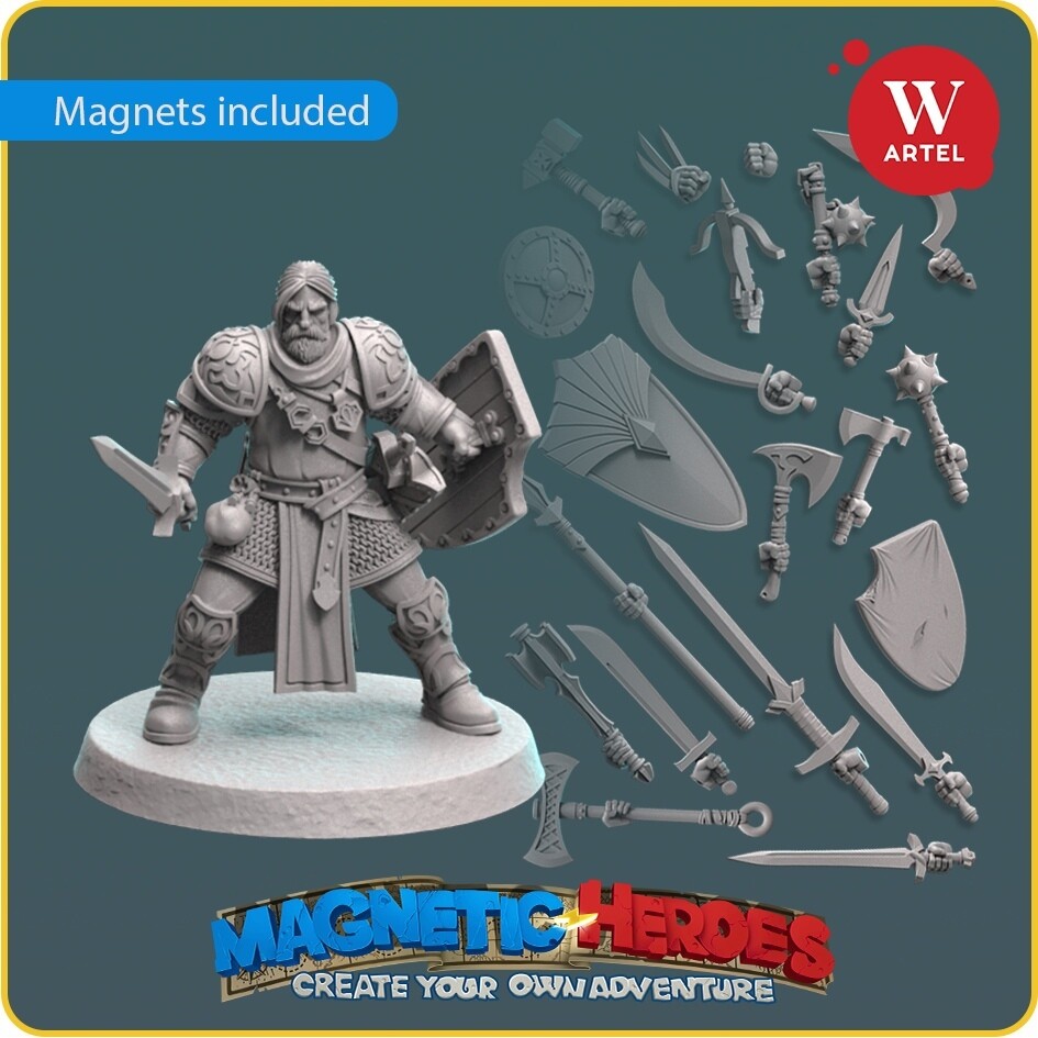 Magnetic Heroes: The Fighter