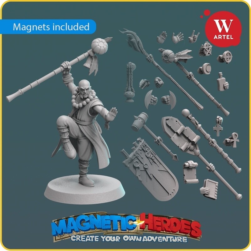 Magnetic Heroes: The Monk