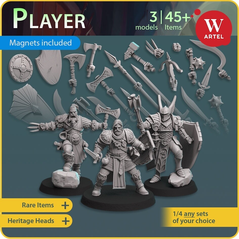 Magnetic Heroes: Player Set
